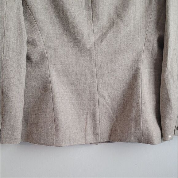 Jones New York Tan Wool Blazer Size 10P - Picture 11 of 13